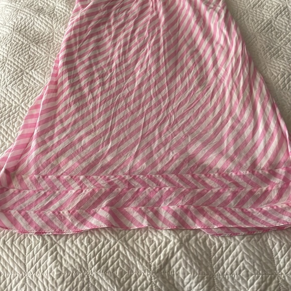 Lily Pulitzer strapless candy pink and white striped dress size 6. - Picture 3 of 6